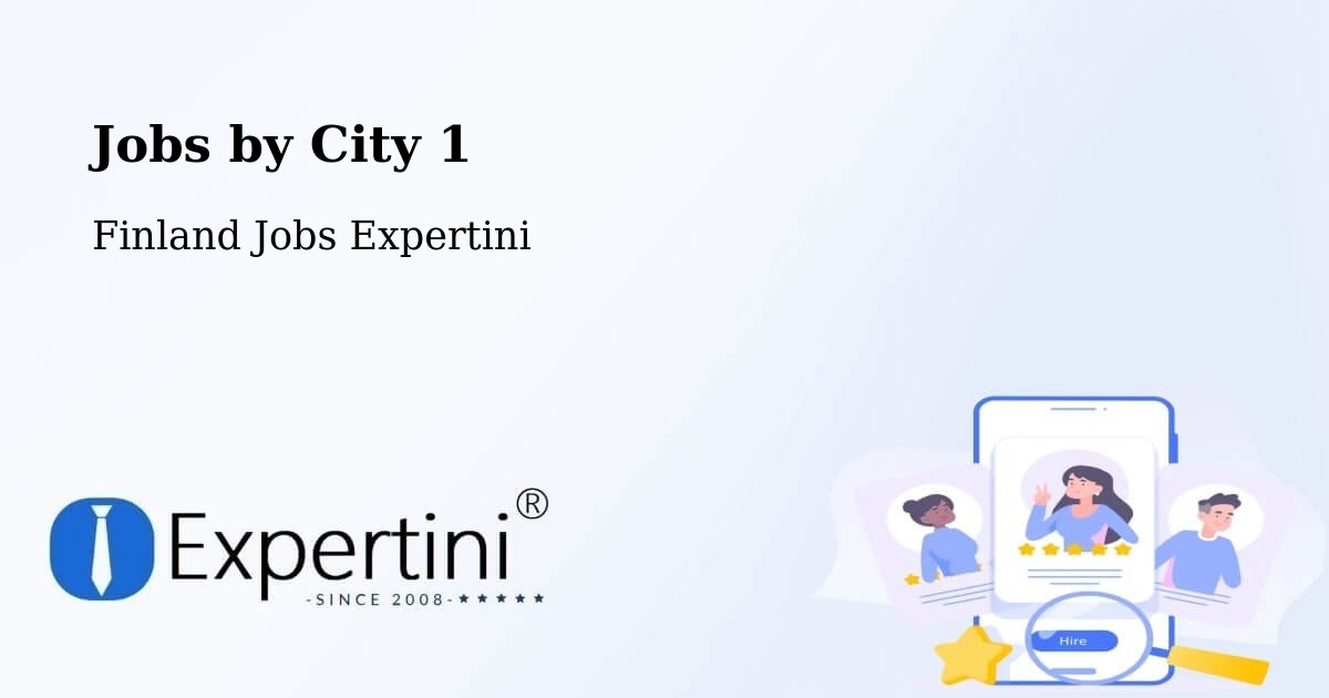 City Jobs in Finland - Expertini